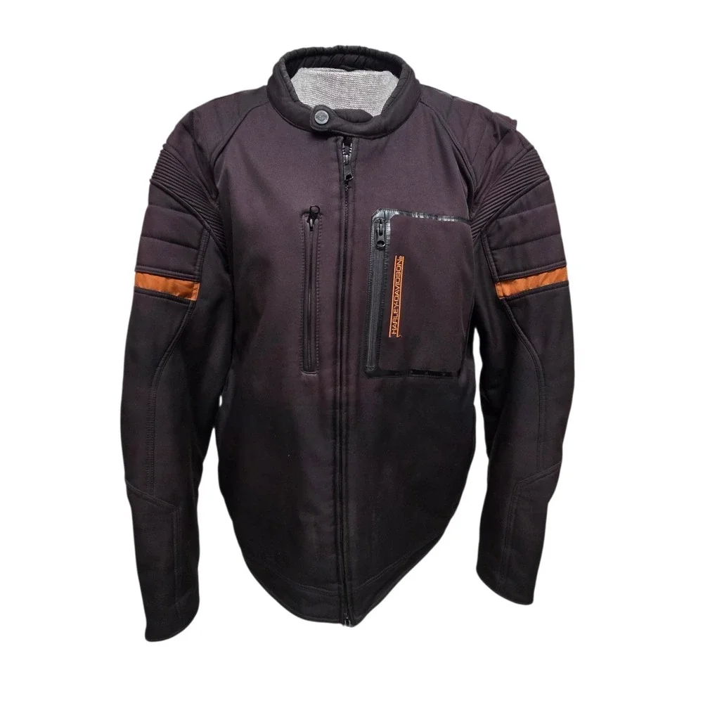 Harley Davidson Longhorn Windproof Riding Jacket Padded Men's 3XL EXCELLENT